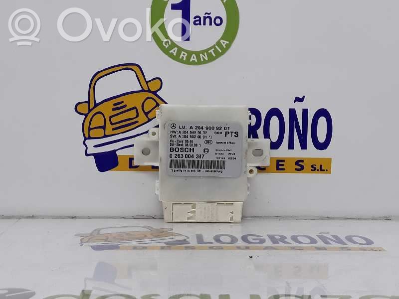 Mercedes-Benz C W204 Centralina/modulo sensori di parcheggio PDC 