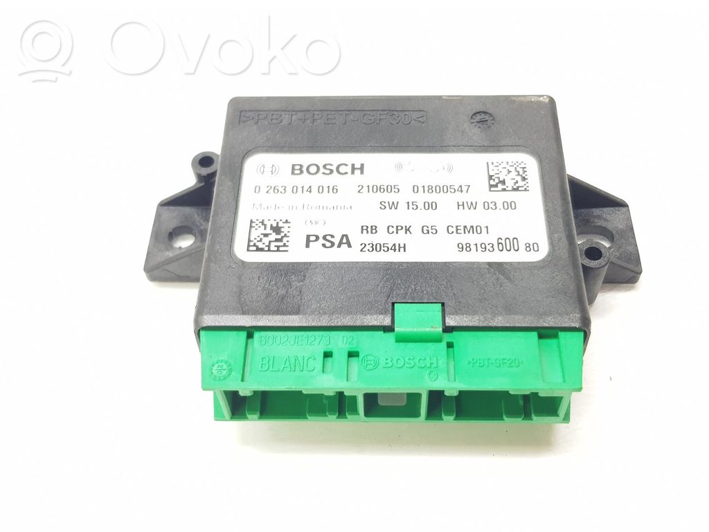 Peugeot Expert Alte unități/module de control 