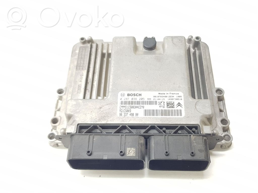 Engine control unit/module   9833749880,1647570380