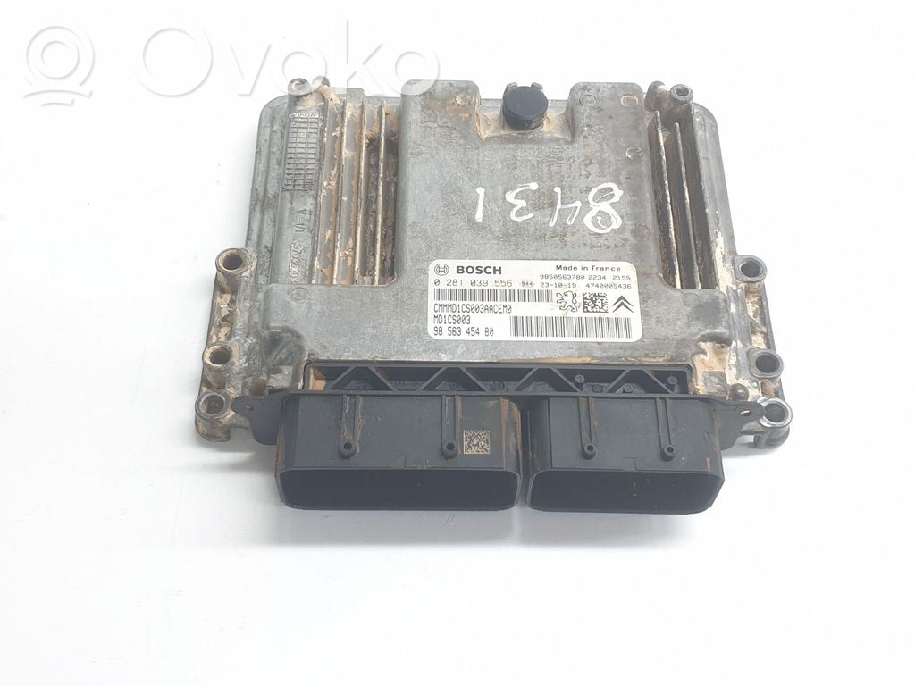 Unidad de control/módulo del motor   9856345480,1693201080