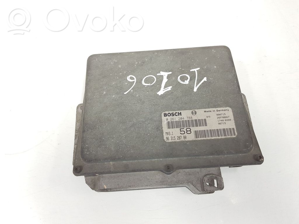 Citroen Saxo Sterownik / Moduł ECU 