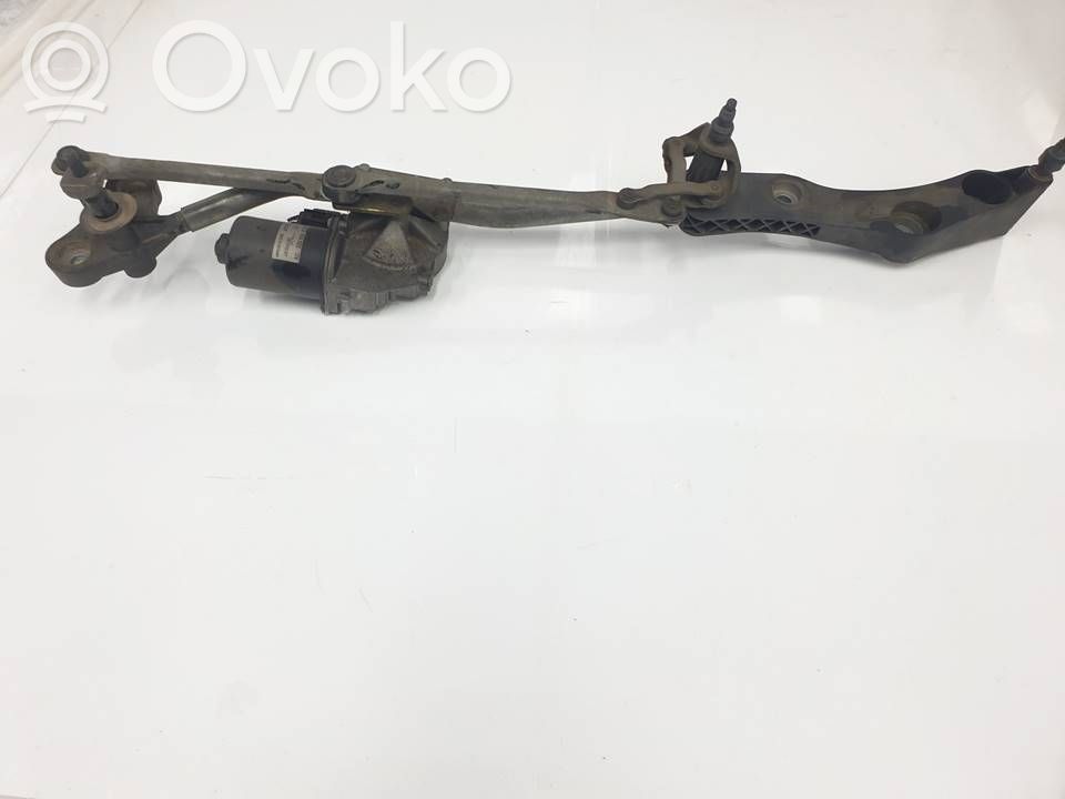 BMW 5 E60 E61 Tringlerie et moteur d'essuie-glace avant 