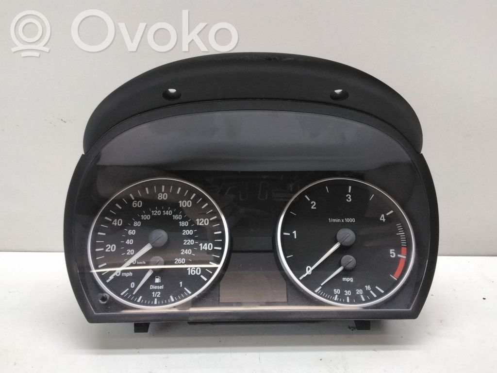 BMW 3 E90 E91 Speedometer (instrument cluster) 