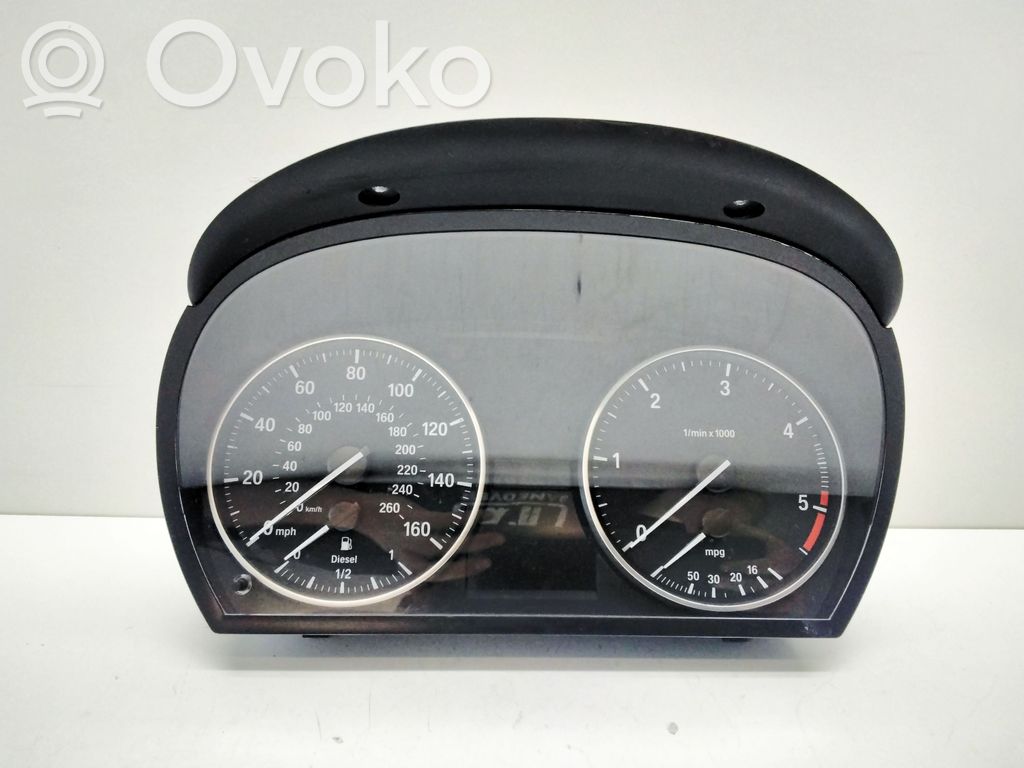 BMW 3 E92 E93 Spidometrs (instrumentu panelī) 