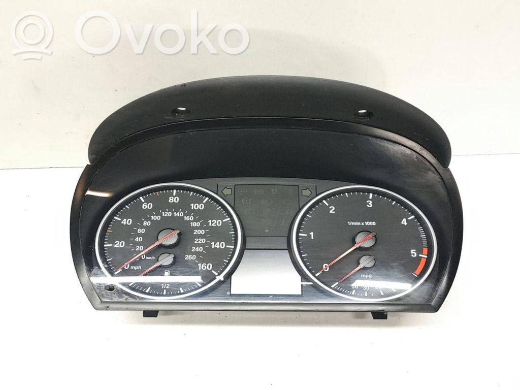 BMW 3 E92 E93 Spidometrs (instrumentu panelī) 