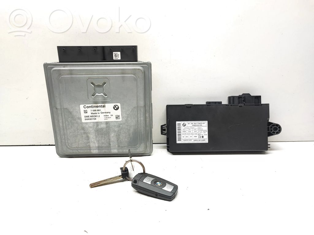 BMW 3 E90 E91 Engine ECU kit and lock set 