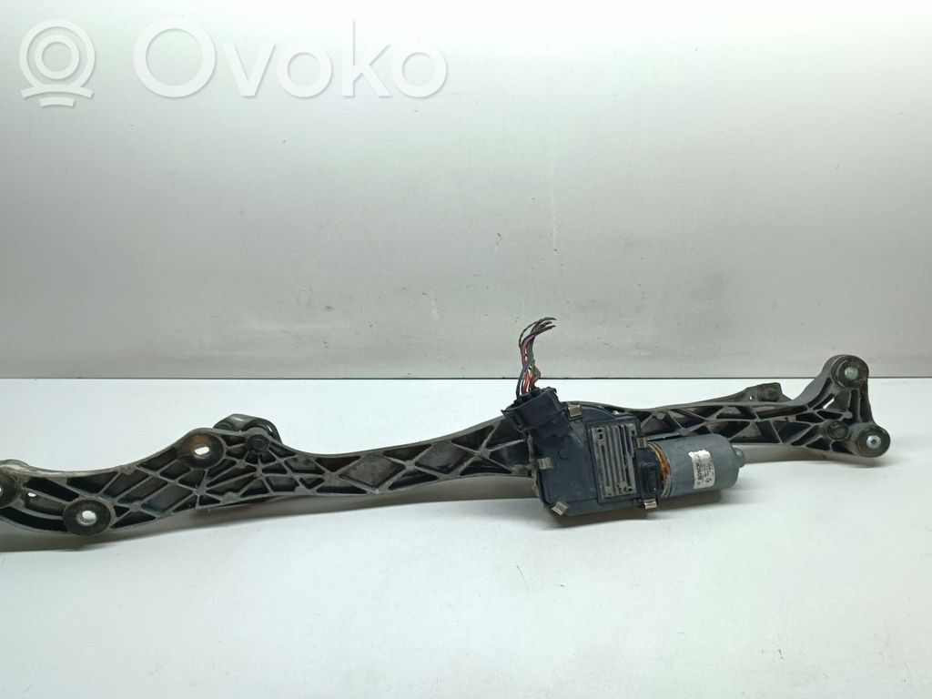 BMW 7 E65 E66 Motor y varillaje del limpiaparabrisas delantero 