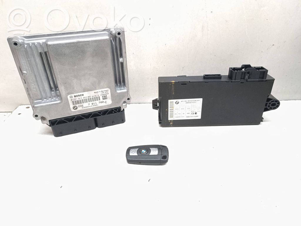 BMW 3 E92 E93 Kit centralina motore ECU e serratura 
