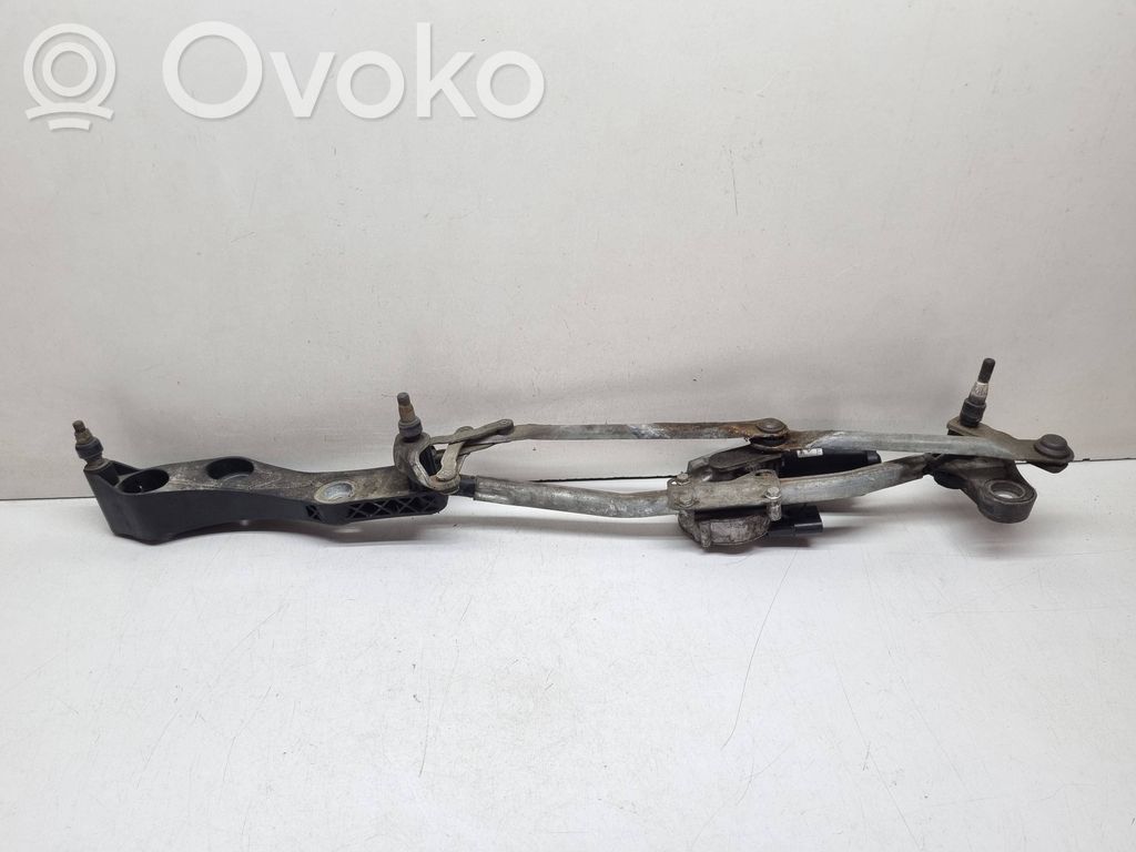 BMW 5 E60 E61 Tiranti e motorino del tergicristallo anteriore 