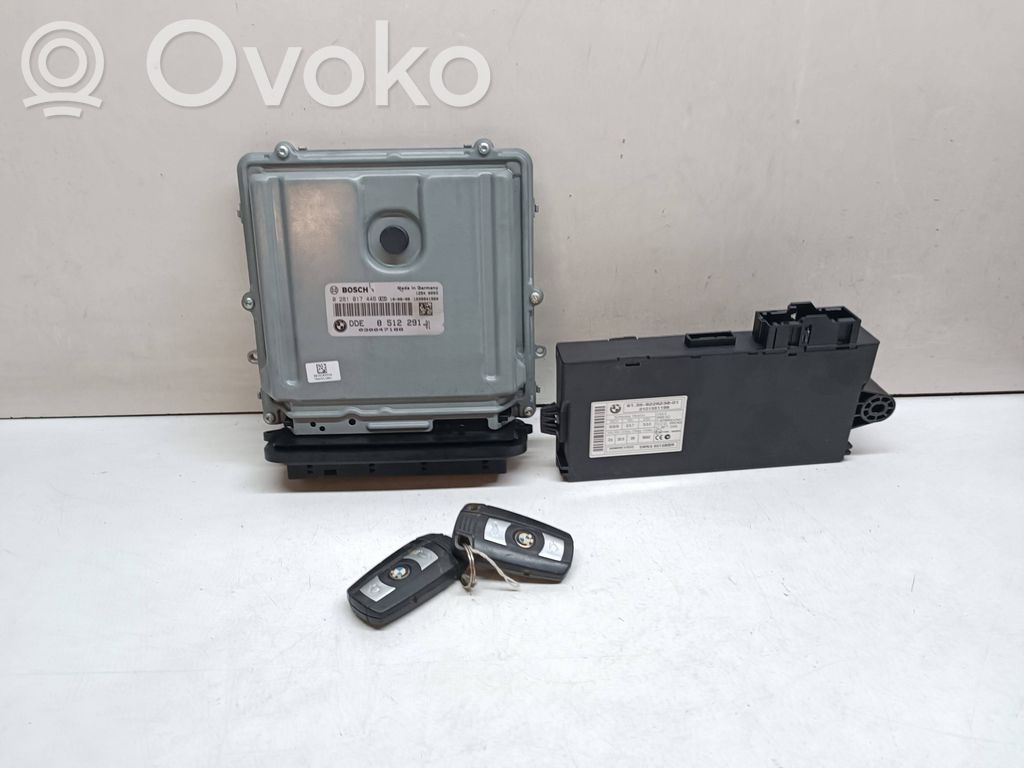 BMW 3 E90 E91 Kit centralina motore ECU e serratura 