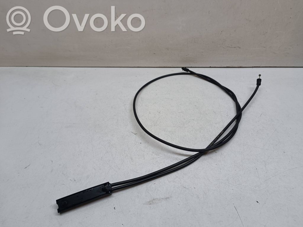BMW 5 E60 E61 Konepellin lukituksen vapautusvaijeri 