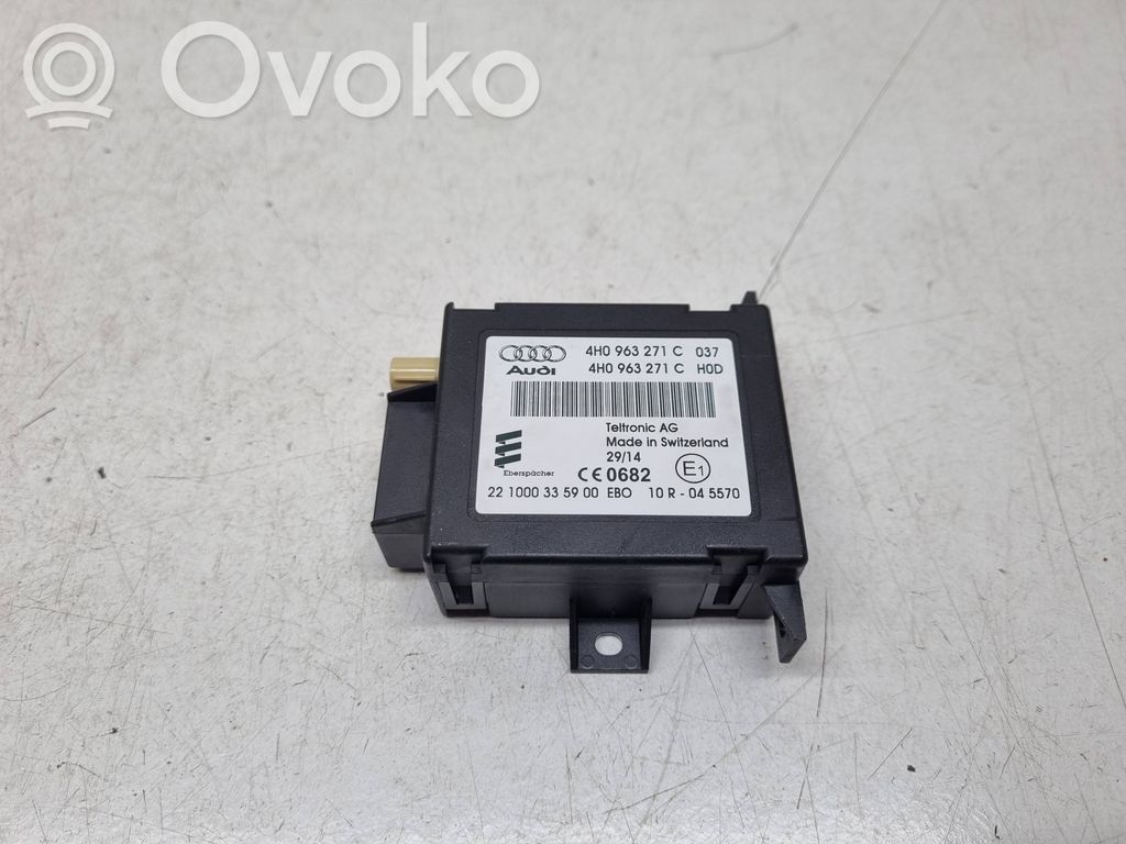 Audi A6 S6 C7 4G Unitate/modul control încălzire auxiliară