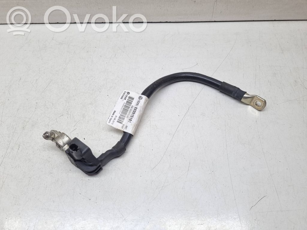 Audi A6 S6 C7 4G Mīnusa vads (akumulatora)