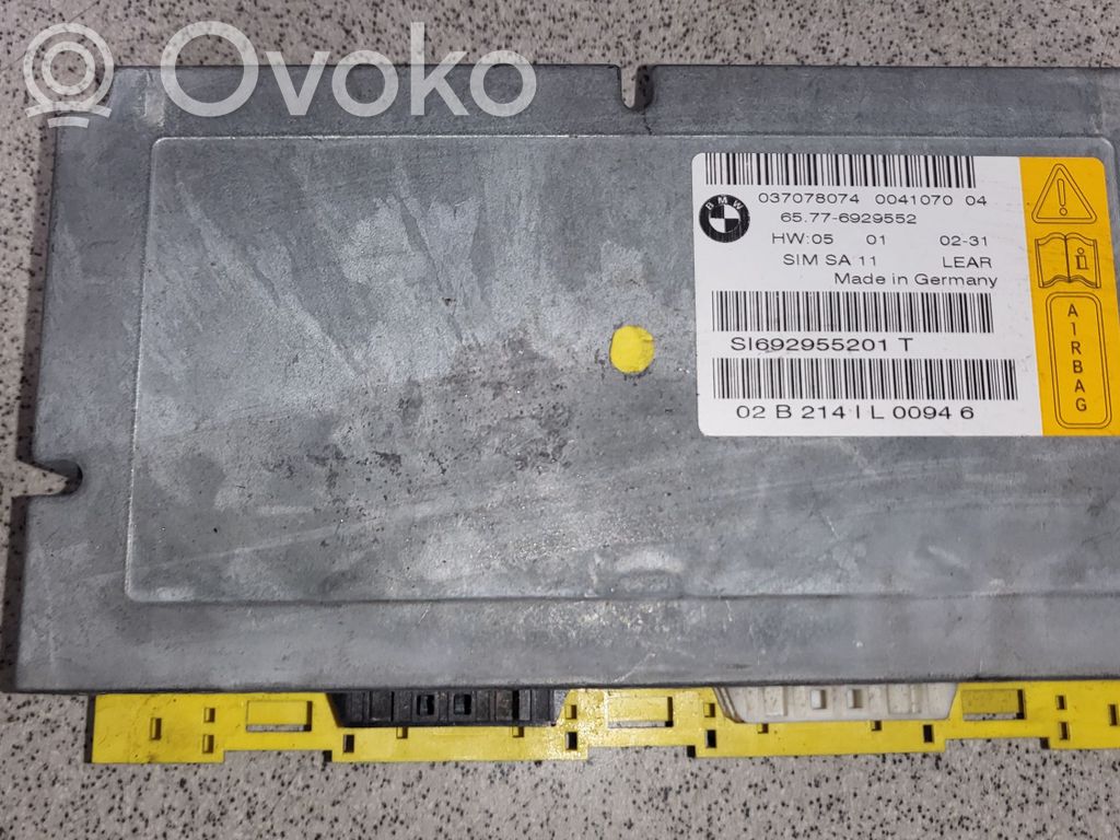 BMW 7 E65 E66 Airbag control unit/module 