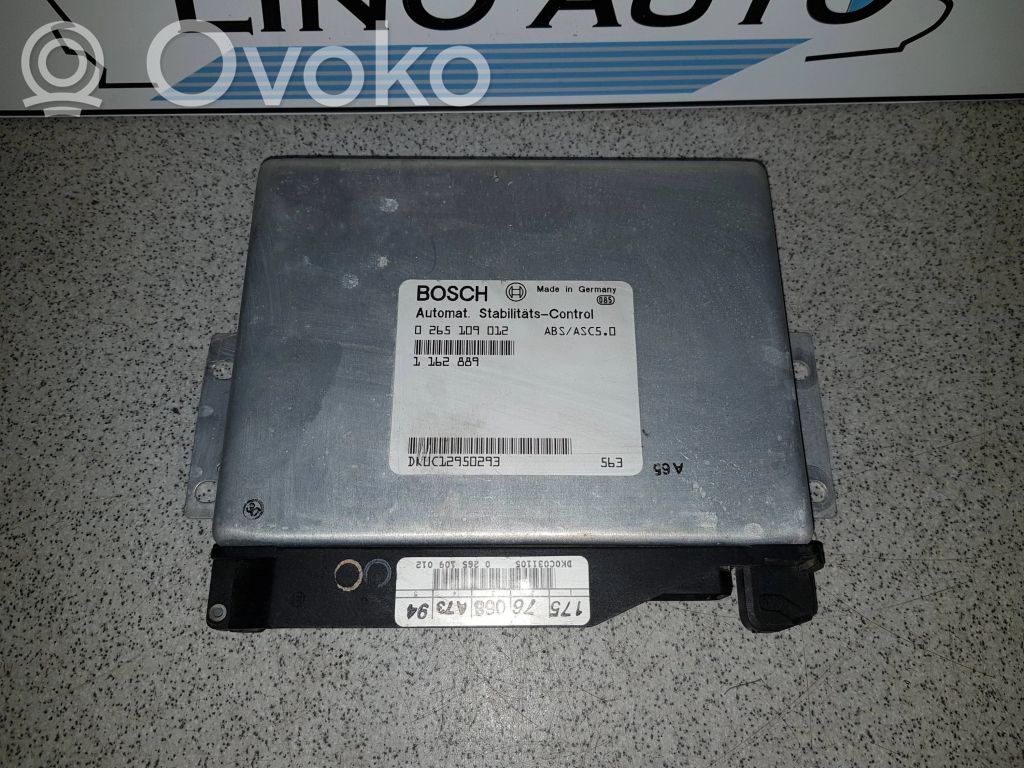 ABS control unit/module   1162889,0265109012