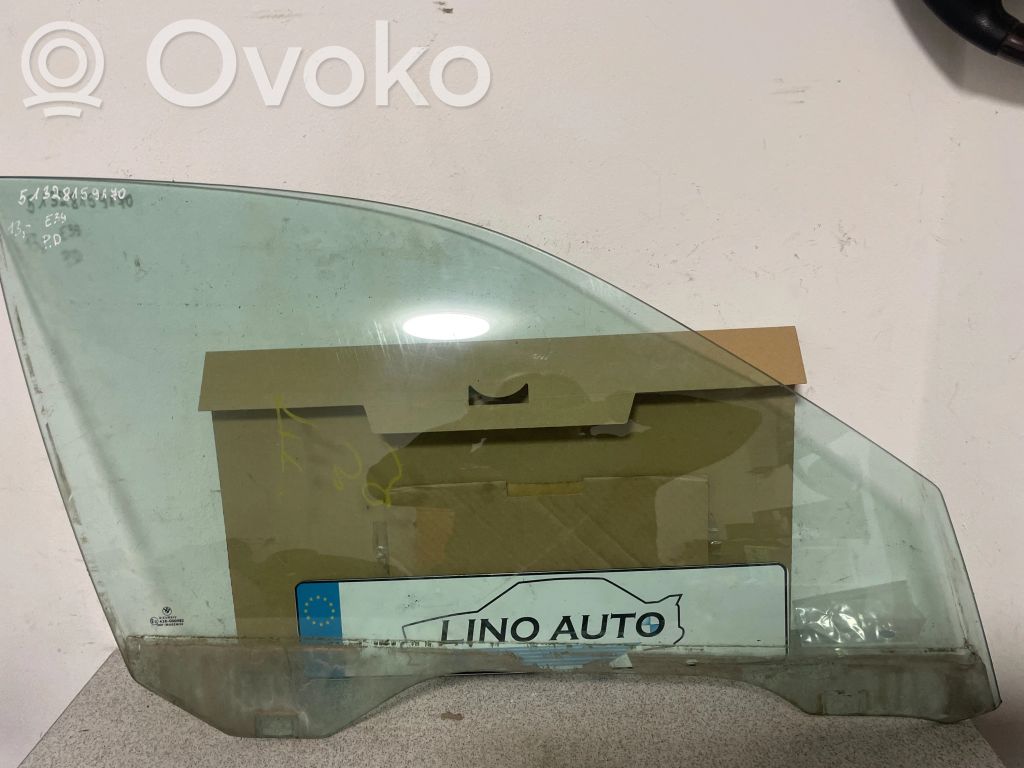 BMW 5 E39 Szyba drzwi przednich 