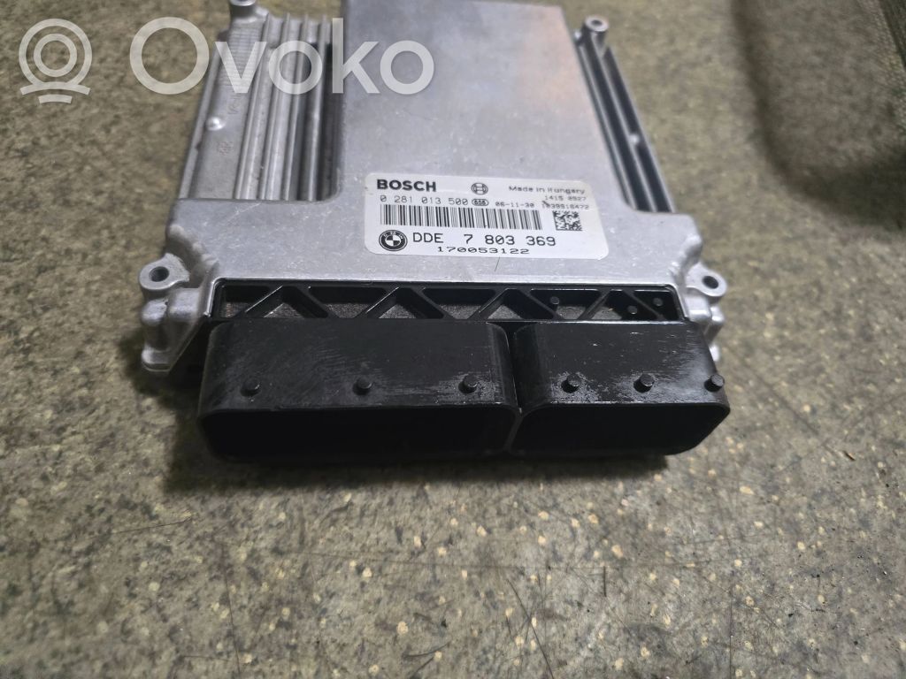 BMW 5 E60 E61 Dzinēja vadības bloks 