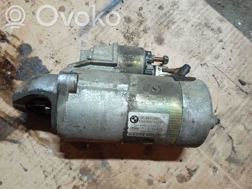 Starter motor   63222005,2247391,32502,093171945,12412179676,12412242702,12412242703,12412246570,12412246571,12412246574,12412247391,12412247492,12412344240,12412446570,12414371646,12417785691,12417785715,12419069808,2246571,7785691,7787354,7787925,NAD000090,NAD10037