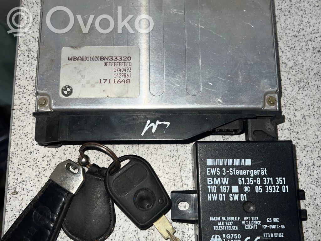 BMW 5 E39 Engine ECU kit and lock set 