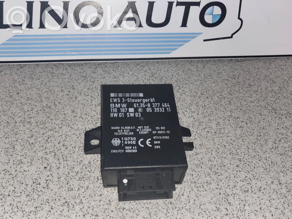 BMW 5 E39 Unité de commande dispositif d'immobilisation 