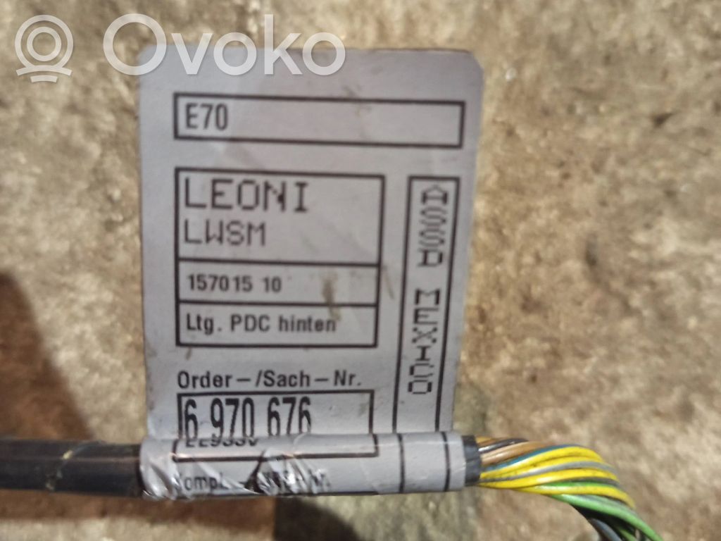 BMW X5 E70 Parking sensor (PDC) wiring loom 