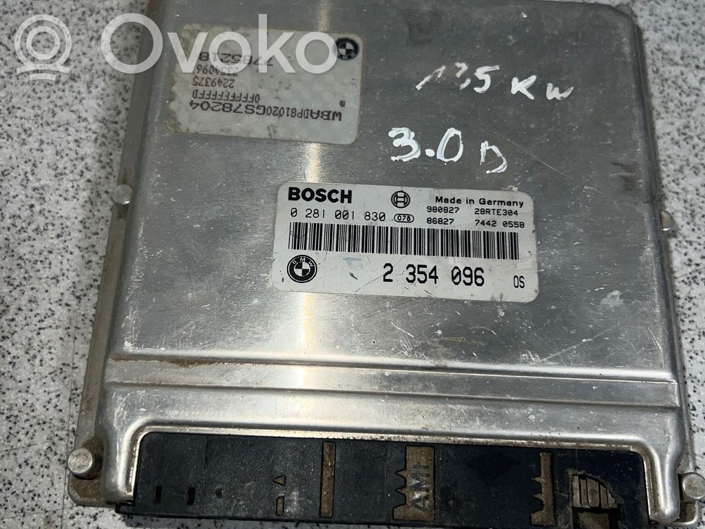 BMW 5 E39 Engine control unit/module 