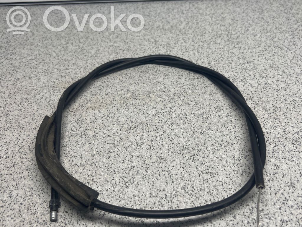 BMW 7 E65 E66 Système poignée, câble pour serrure de capot 