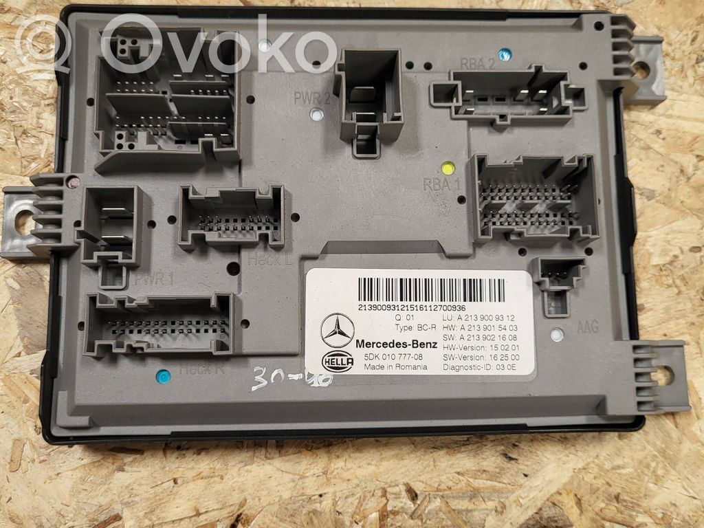 Mercedes-Benz E W213 SAM control unit 