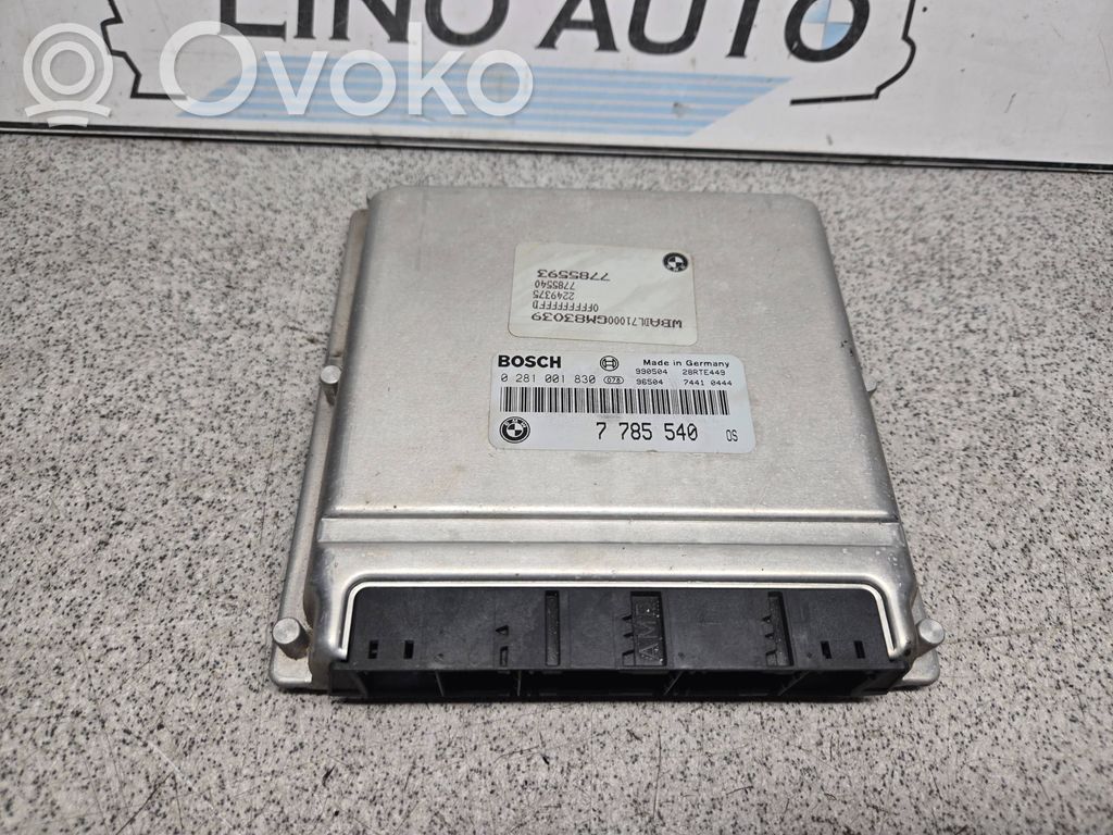 Engine control unit/module   7785540,28RTE449,0281001830,7785593