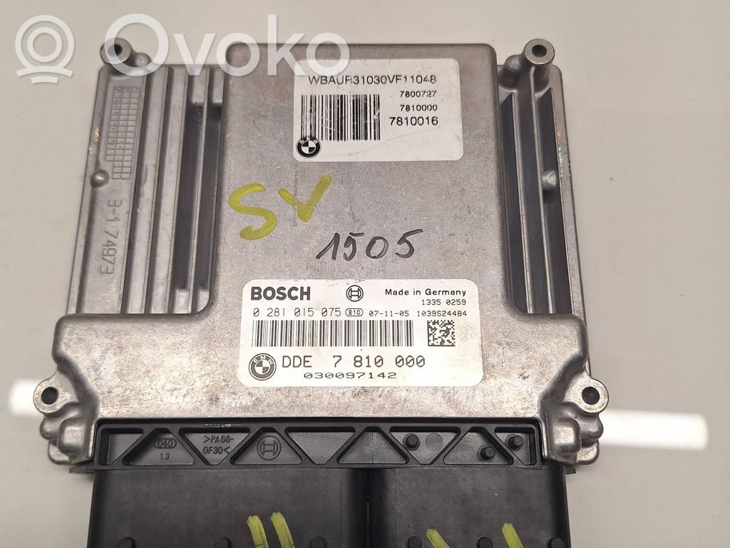 Unidad de control/módulo del motor   1039S24484,0281015075,030097142,7810000