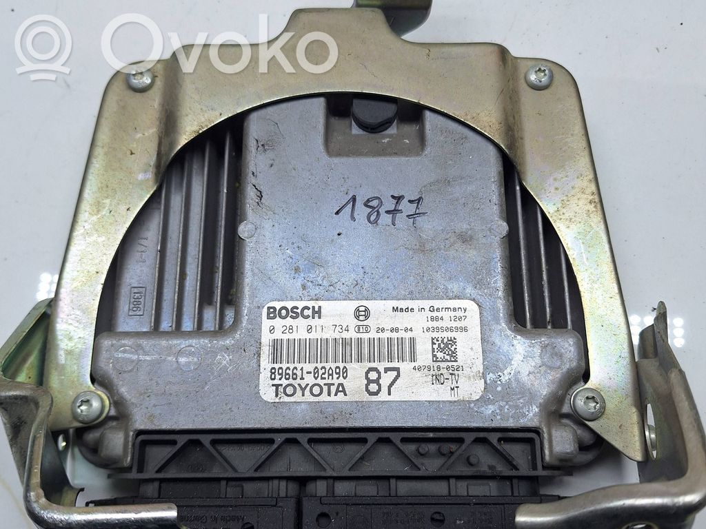 Toyota Corolla Verso E121 Engine control unit/module 