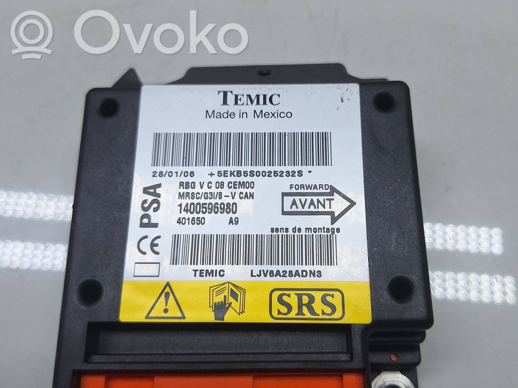 Peugeot 807 Airbag control unit/module 