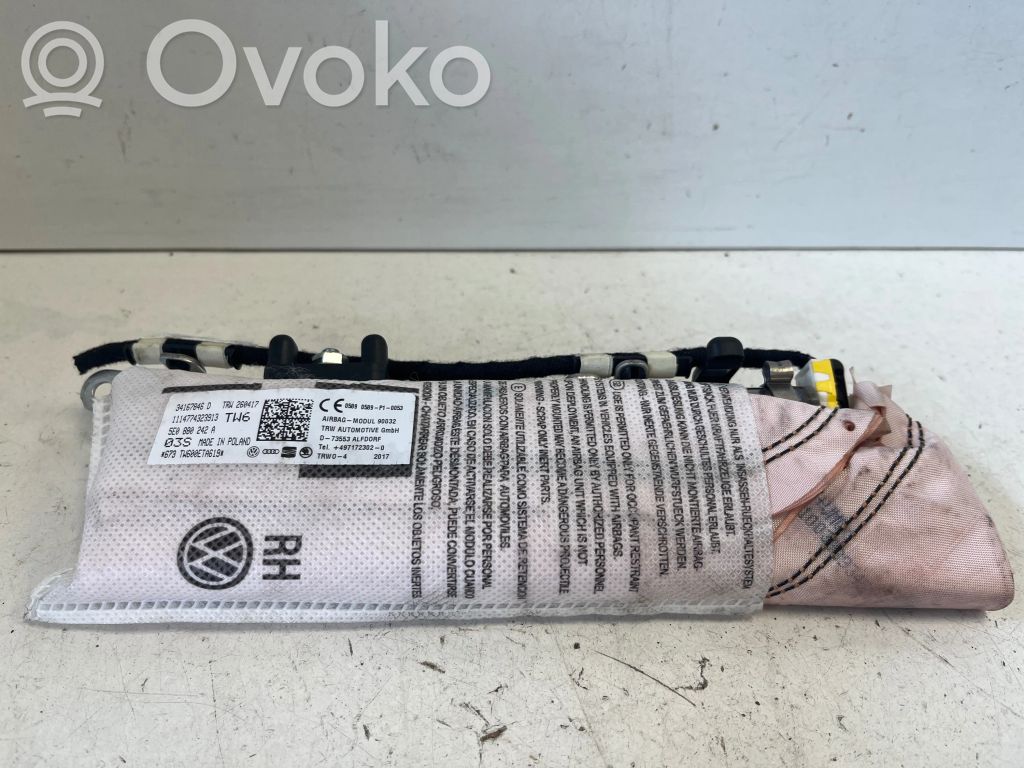 Poduszka powietrzna Airbag fotela   5E0880242A,34167846D,1114774323913