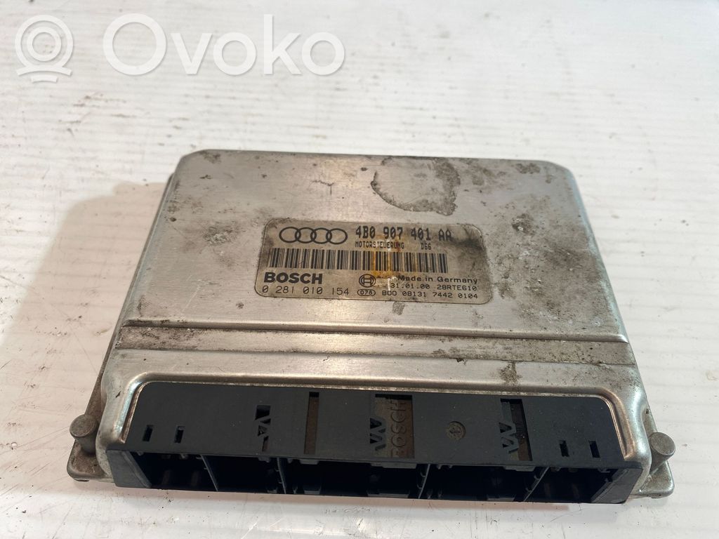 Engine control unit/module   0281010154,4B0907401AA