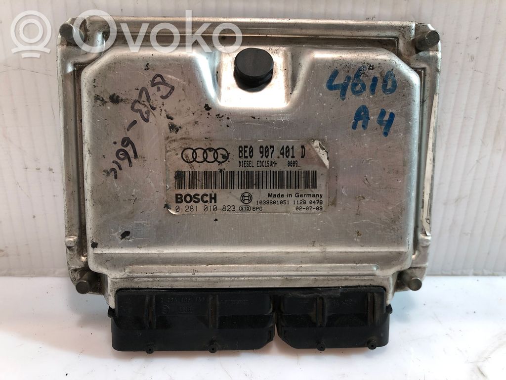 Engine control unit/module   8E0907401D