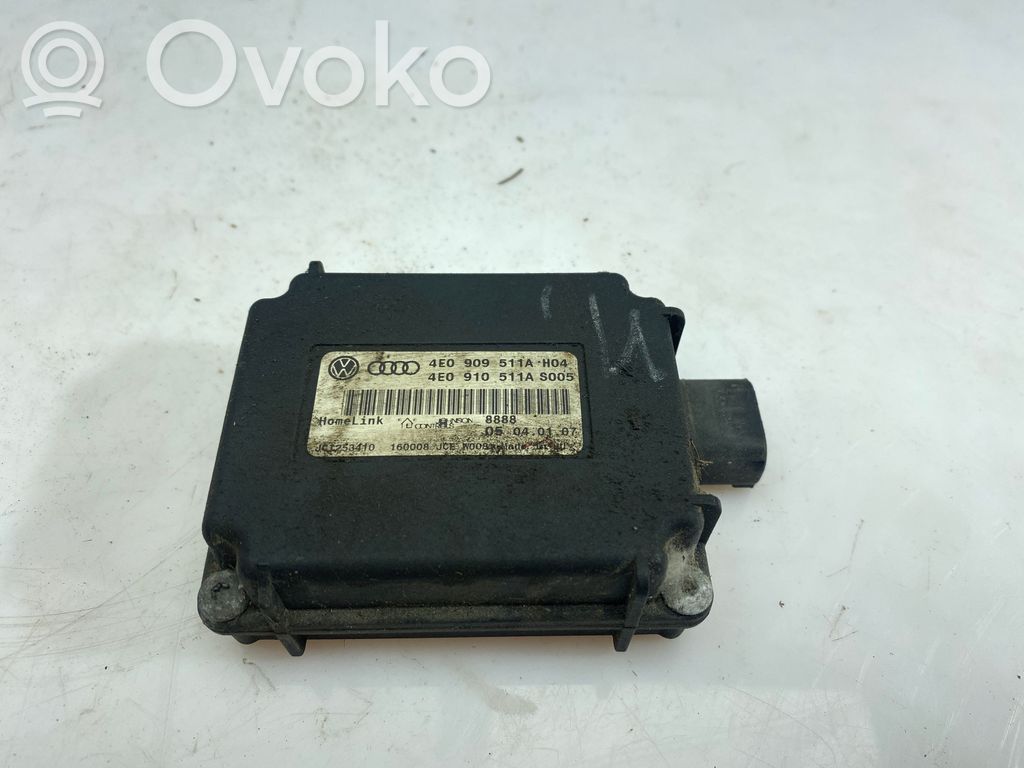 Audi A8 S8 D3 4E Garage door switch 