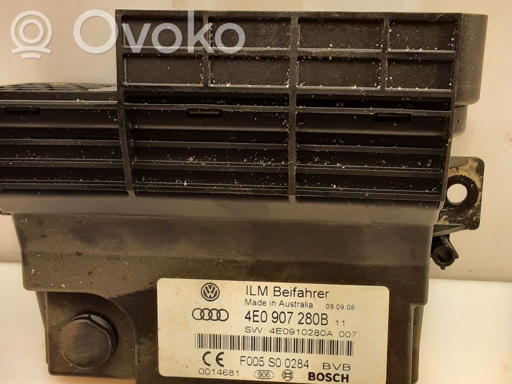 Audi A8 S8 D3 4E Maitinimo valdymo blokas 