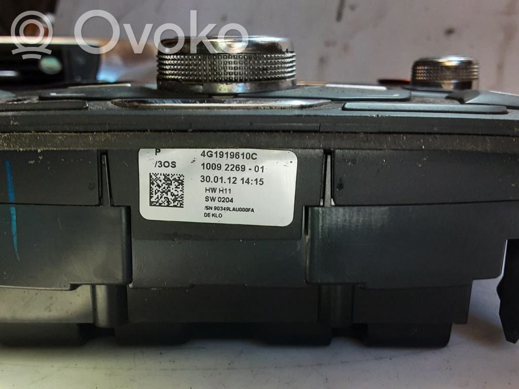 Audi A6 S6 C7 4G Head unit multimedia control 