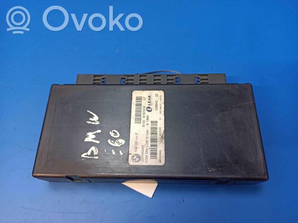BMW 5 E60 E61 Gateway vadības modulis 