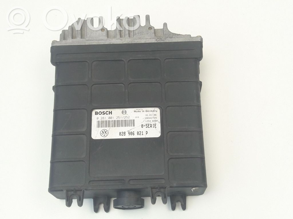Engine control unit/module   028906021P,0281001251252