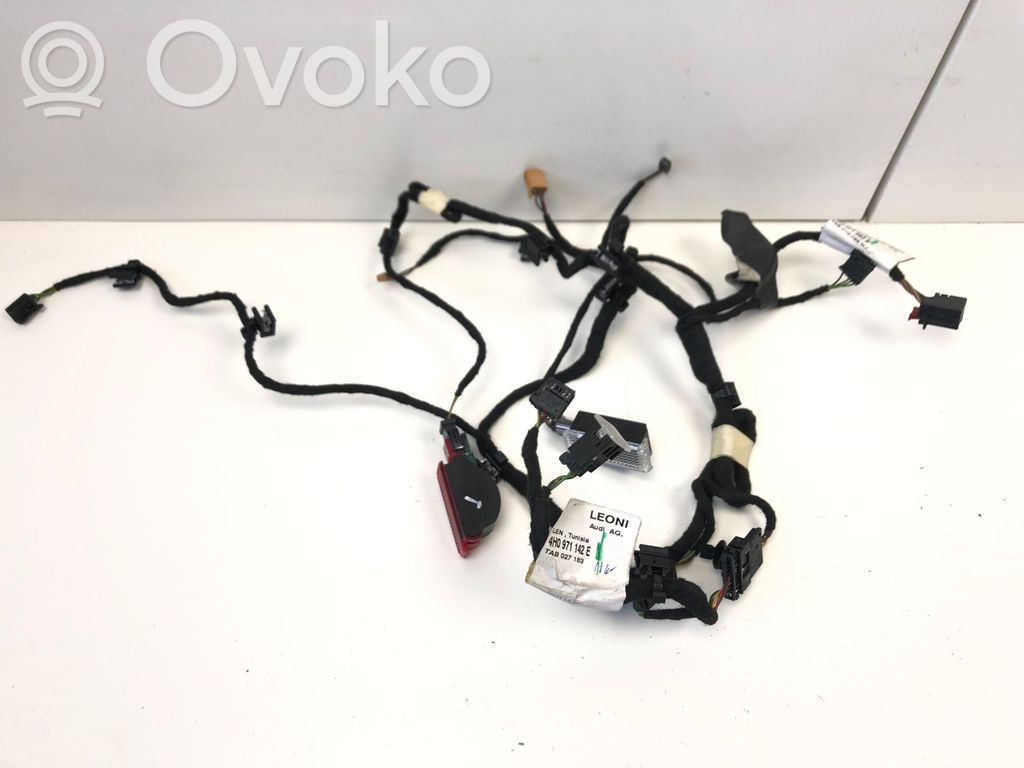 Audi A8 S8 D4 4H Cableado de puerta trasera 