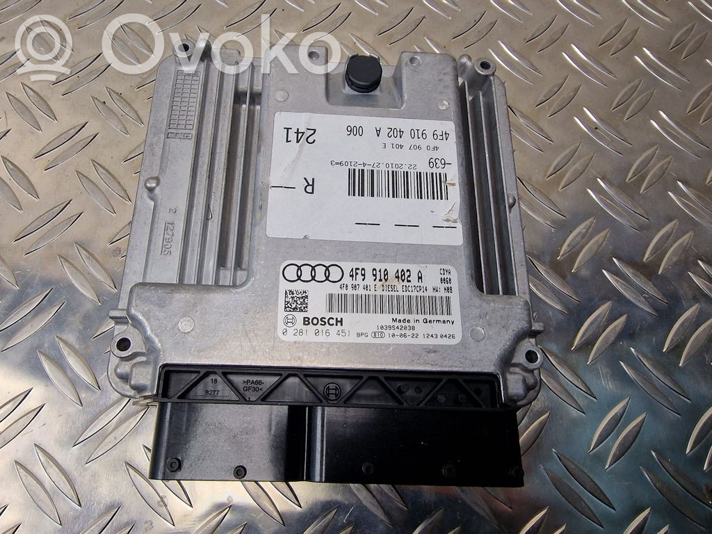 Audi A6 S6 C6 4F Engine control unit/module 