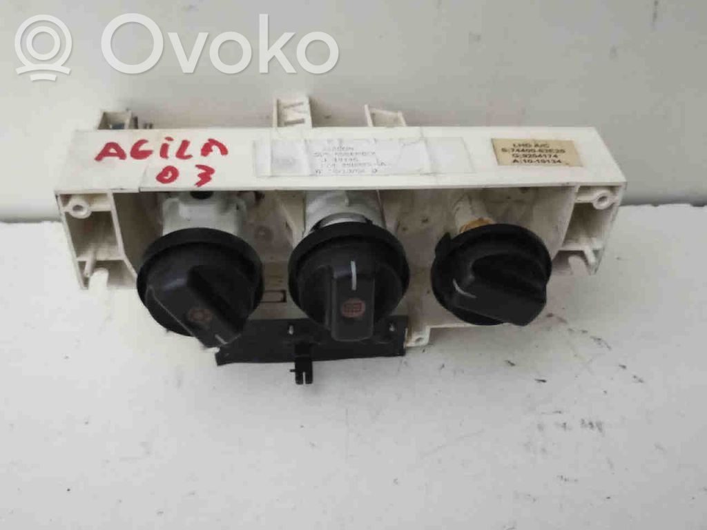 Opel Agila A Climate control unit 