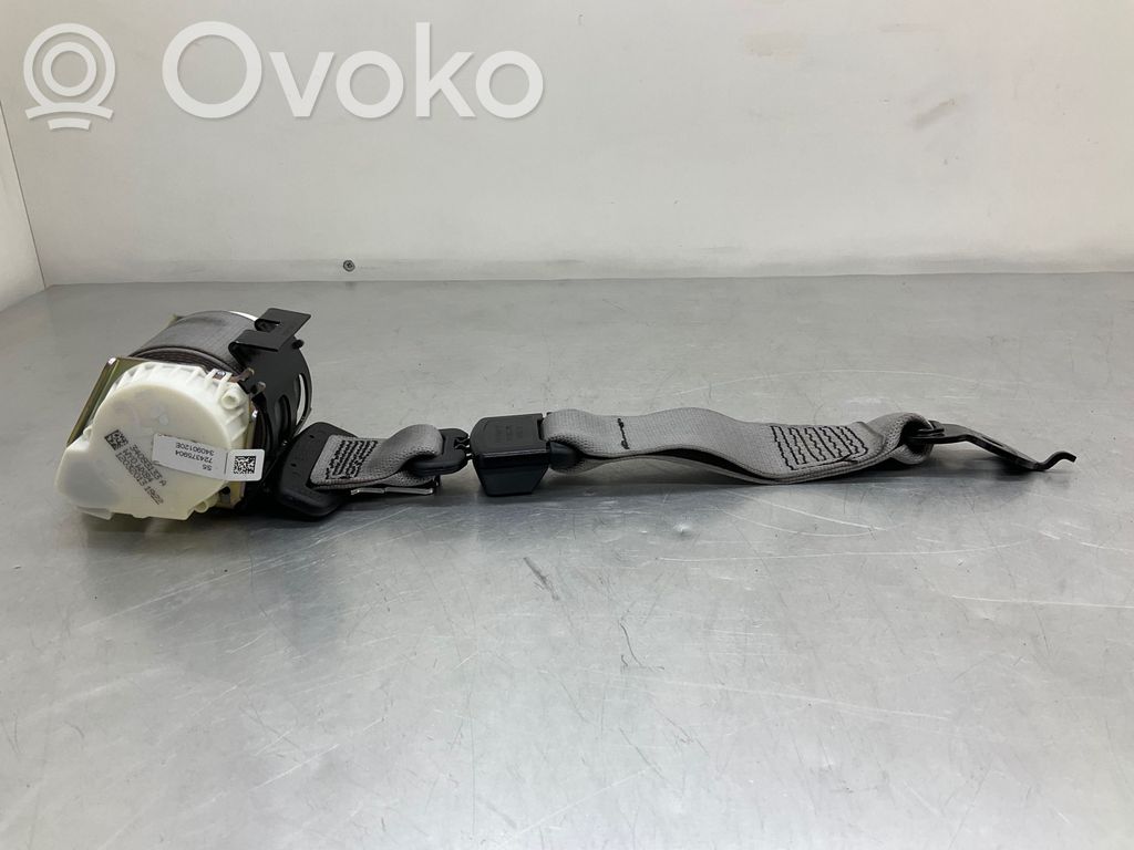 BMW 5 F10 F11 Pas bezpieczeństwa fotela tylnego środkowego 