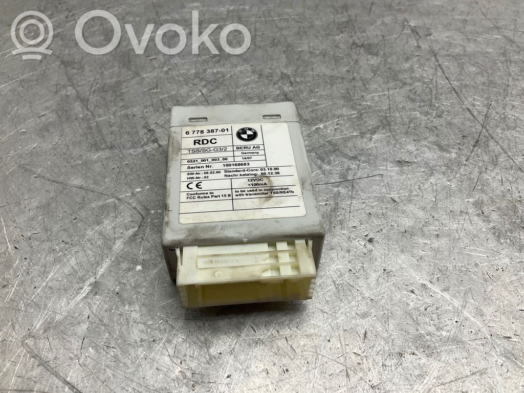 BMW 3 E92 E93 Module de pression des pneus 