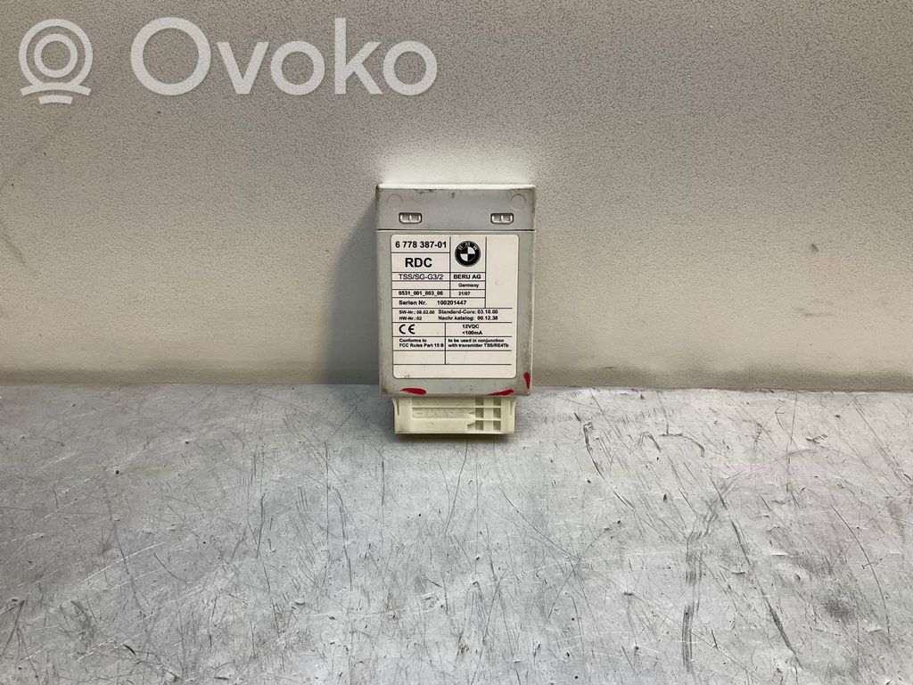BMW 5 E60 E61 Module de pression des pneus 