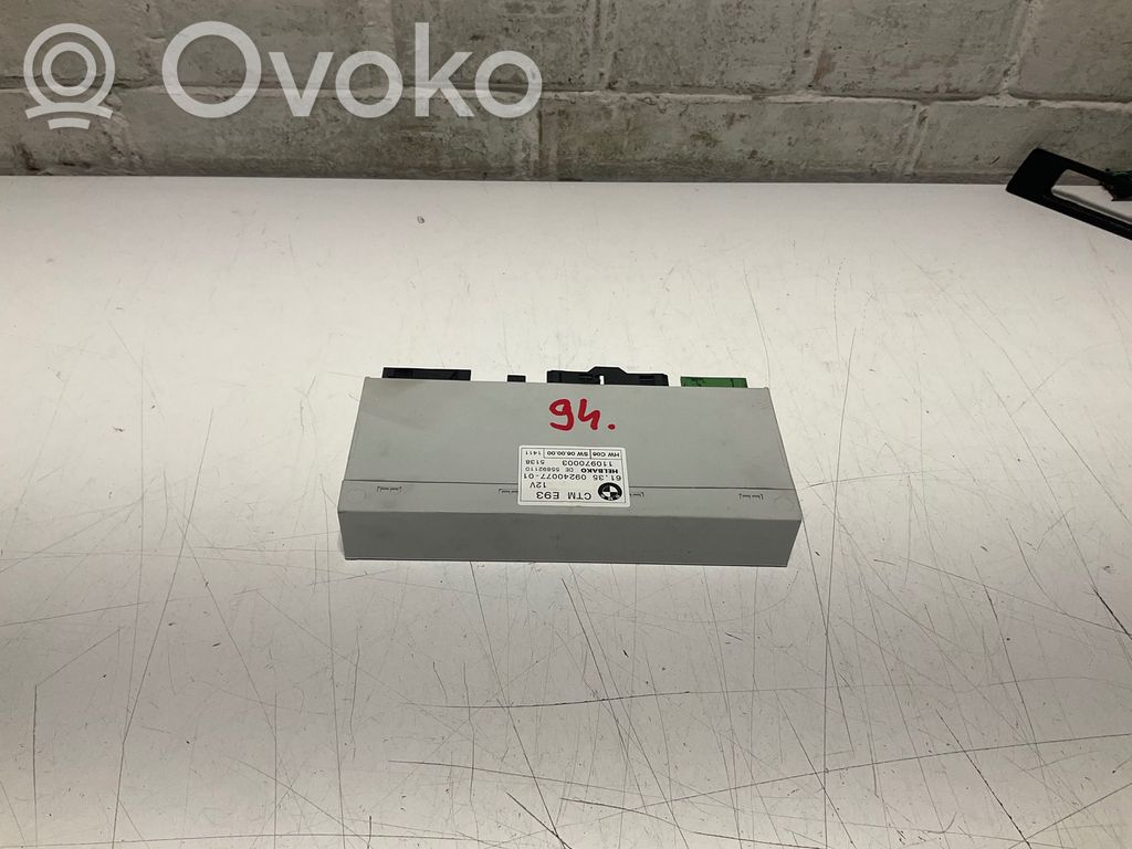 BMW 3 E92 E93 Pakeliamo stogo valdymo modulis 