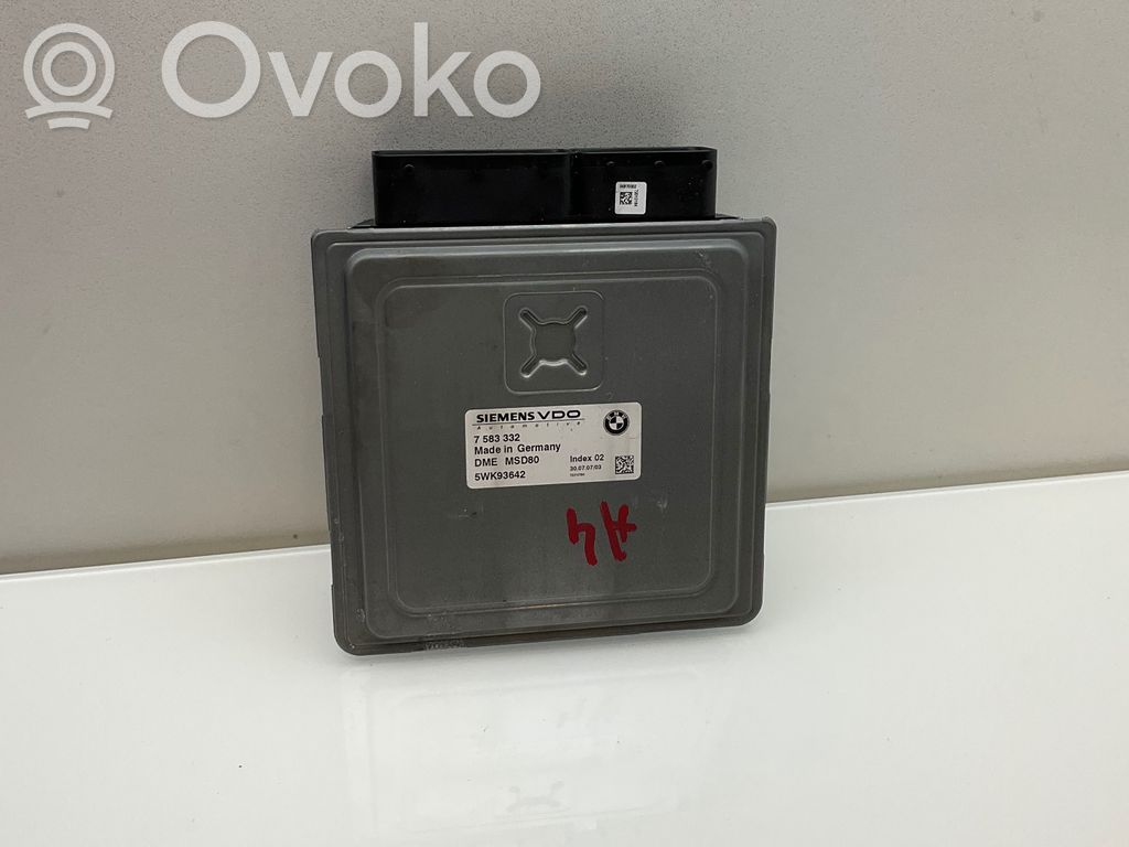 BMW 5 E60 E61 Engine control unit/module 