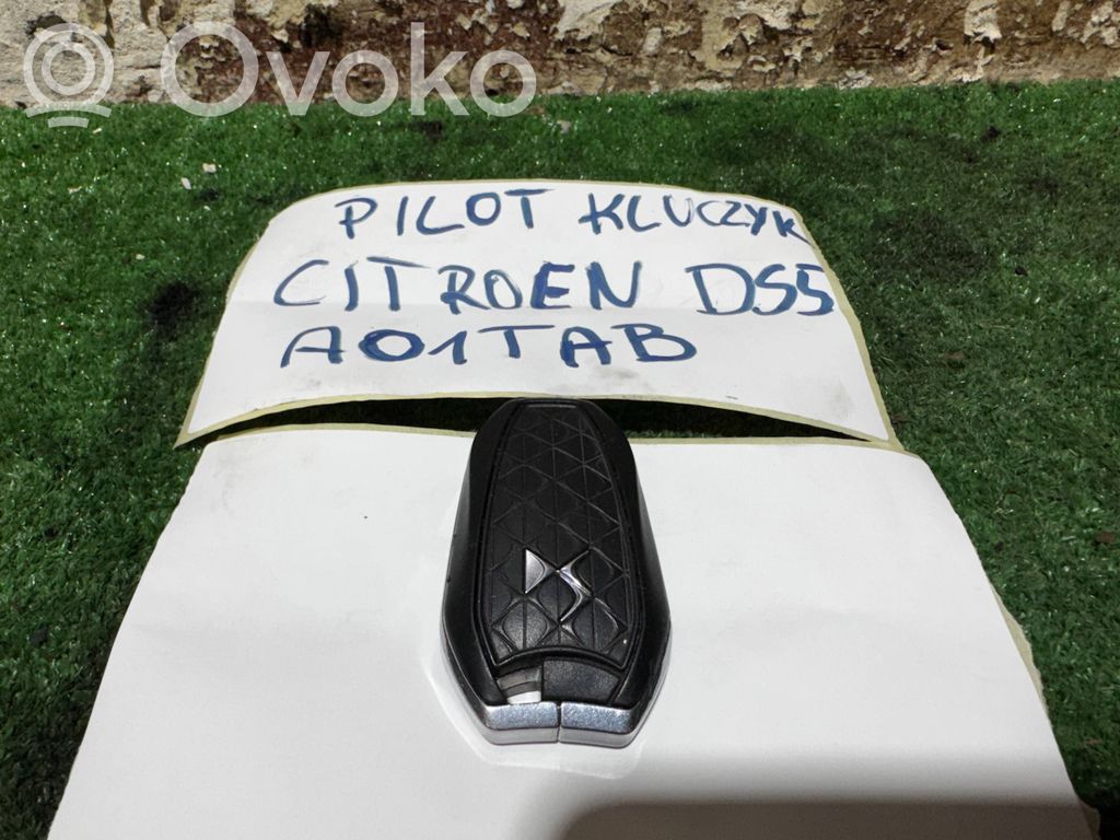 Citroen DS5 Ignition key/card 