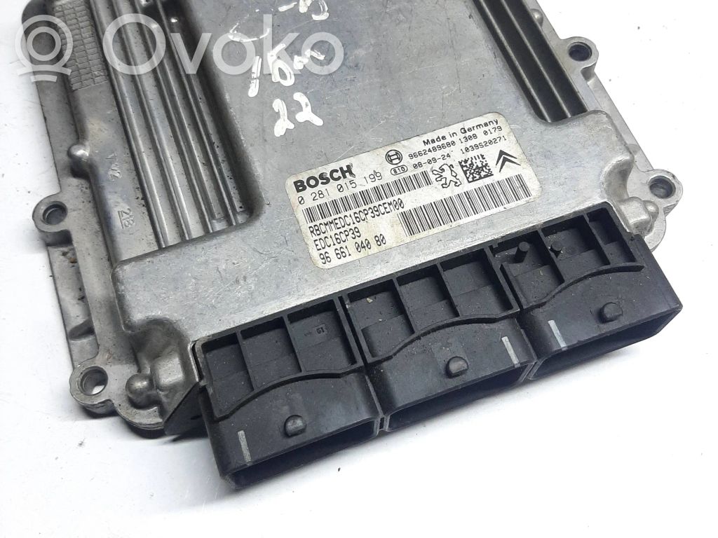 Citroen C5 Engine control unit/module 